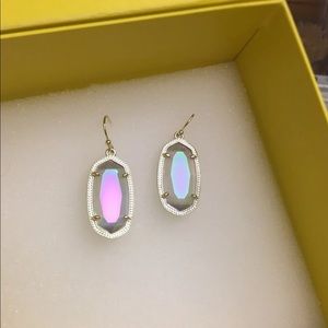 Kendra Scott gold Iridescent Slate Dani